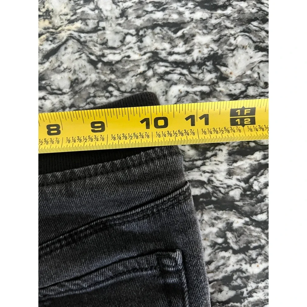 Old Navy Boys Skinny Jeans Black Distressed Elastic Waist 360 Stretch Size 5T